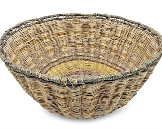  c.1920 Native American Hopi Woven Peach Basket 
