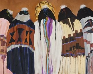 Dolona Roberts (b.1936) Oil On Canvas Painting