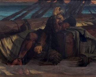 Charles Laurent Marechal (1801-1887) Pastel On Canvas 