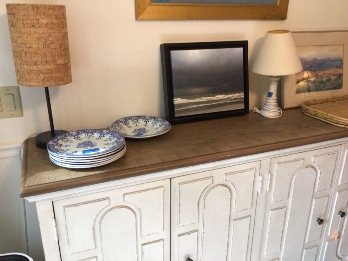 Antique Blue & White Plates