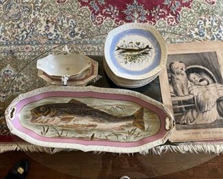 Limoges Fish Set
