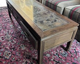 Carved Coffee Table
