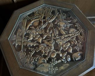 Pair Octagonal End Tables