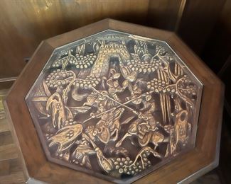 Pair Octagonal End Tables