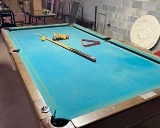 Pool Table from CC Steepleton and Co., Billiard and Bowling Supplies, Louisville, Ky