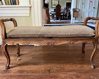 Two Cane Benches with Pads