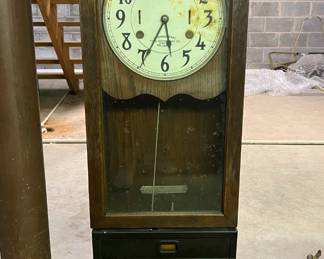 Antique Time Clock