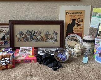 Cat Lover Lenox Cat Salt Pepper Shakers Cookie Jar Needlepoint Art Cat Toys And More