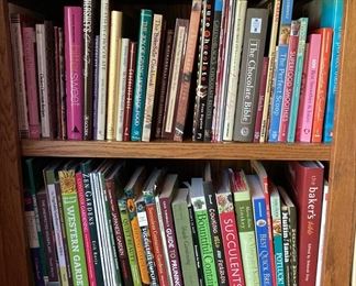 Chocolate Cook Books And Gardening Books