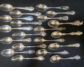 Collectible Sterling Silver Spoons