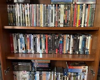 Collection Of DVDs Law Order Downton Abbey Jane Austen Collection and More
