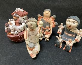 Helen Cordero Drummer A Shije Pueblo Storyteller More Navajo Figurines