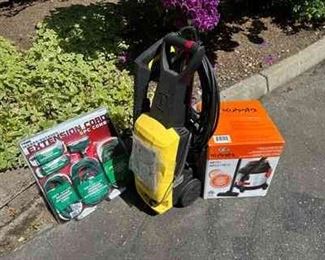 Karcher Pressure Washer Kubota Shop Vac And Extension Cords