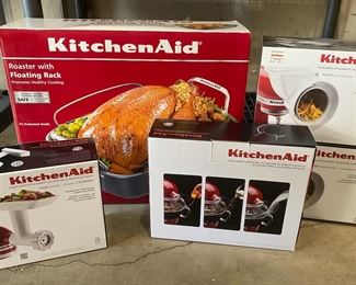 KitchenAid Mixer Attachments And Roasting Pan