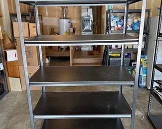 Pair of Metal Storage Racks