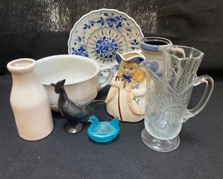 Shawnee Bo Peep Pitcher Rowe Pottery Pitcher Chamber Pot and More