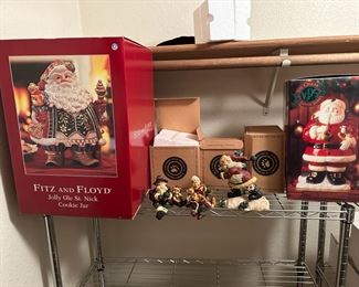 The Boyds Collection Carvers Choice Set The Cellar Cookie Jar Fitz Floyd Cookie Jar