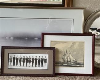 Urs Boxler Photo Boat Print Oval Mirror And More