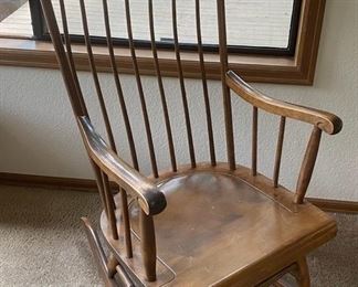 Vintage Wooden Rocking Chair