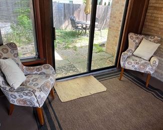 Two statement chairs $350