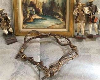 Painting Paper Mache Men