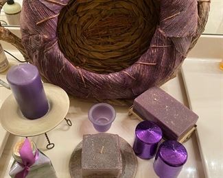 Pretty Purple Basket And More