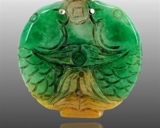 Qing Dynasty Engraved Jade Snuff Bottle

