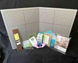 Foldable Sew Easy Board With Rulers Templates And Brand New Gypsy Gripper