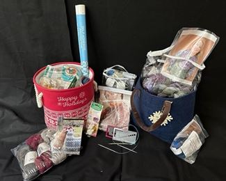 Prepackaged Knitting Kits Yarn And Clover Pom Pom Maker