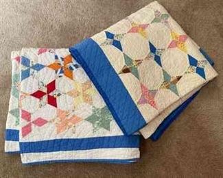 Vintage Hand Quilted Blankets
