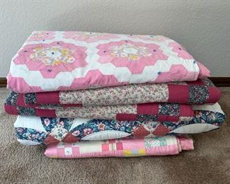 Vintage PPE Patchwork Quilt And Other Patchwork Quilts