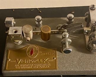 Vintage Vibroplex Telegraph Key Morse Code
