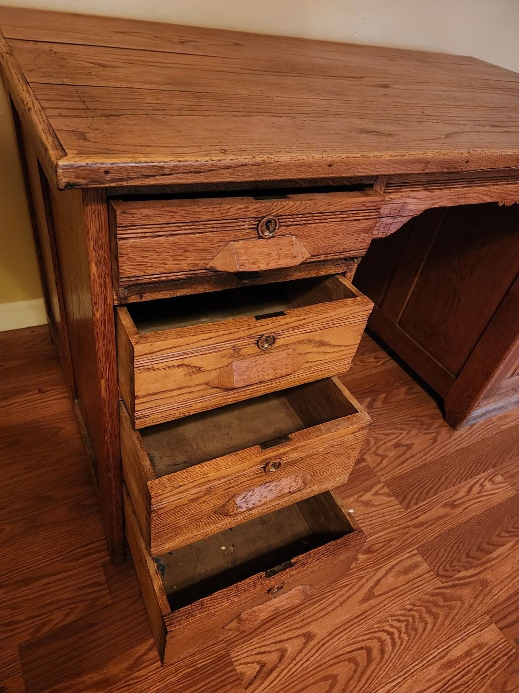 Pre-Sale: Antique Tiger Oak Desk