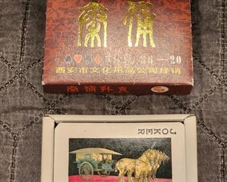 Pre-Sale: 1 Deck Post Playing Cards Chinese Warriors & Horses
