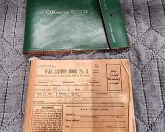 Pre-Sale: 1943 DUR-ration Books War Ration Book No. 3
