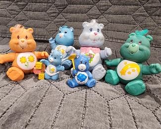 Care Bears: In Back - Friend, Baby Tugs,  Grams & Wish In Front - Baby Tugs w/ Blocks & Grumpy w/ Umbrella