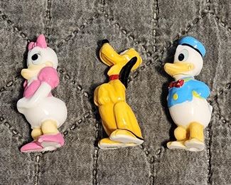 Walt Disney Productions Porcelain Daffy Duck, Pluto, & Donald Duck