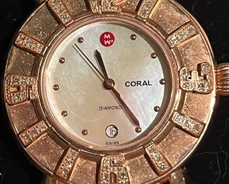 Coral gold diamond