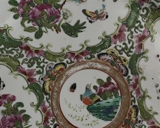 Bird motif on 10” plate