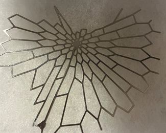 Huge sterling art brooch