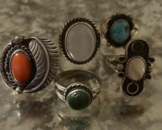 Antique Navajo rings