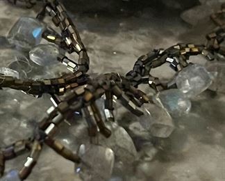 Aurora Borealis crystal necklace