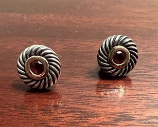 Citrine and sterling with 14k