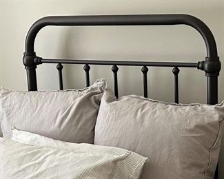 Antique iron twin bed