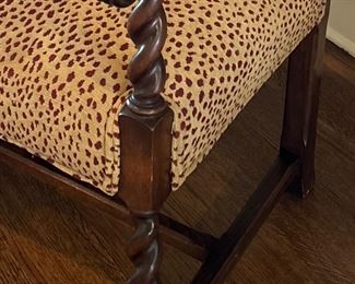 Antique barley twist chair