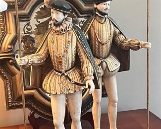 Amazing 1940s Venetian figures with candleholders