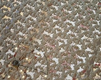 Antique French grate coffee table