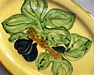 Italiano ceramica fig plate