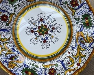 Set of 4 RAFFAELLESCO dinner plates retail for $120 each!