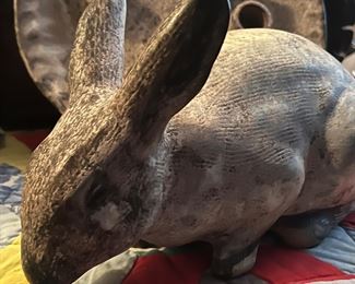 Very old rare color rabbit in a trial glaze circa 1970s